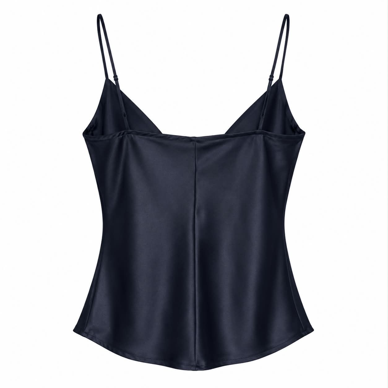 TOP SATINATO BLU NAVY