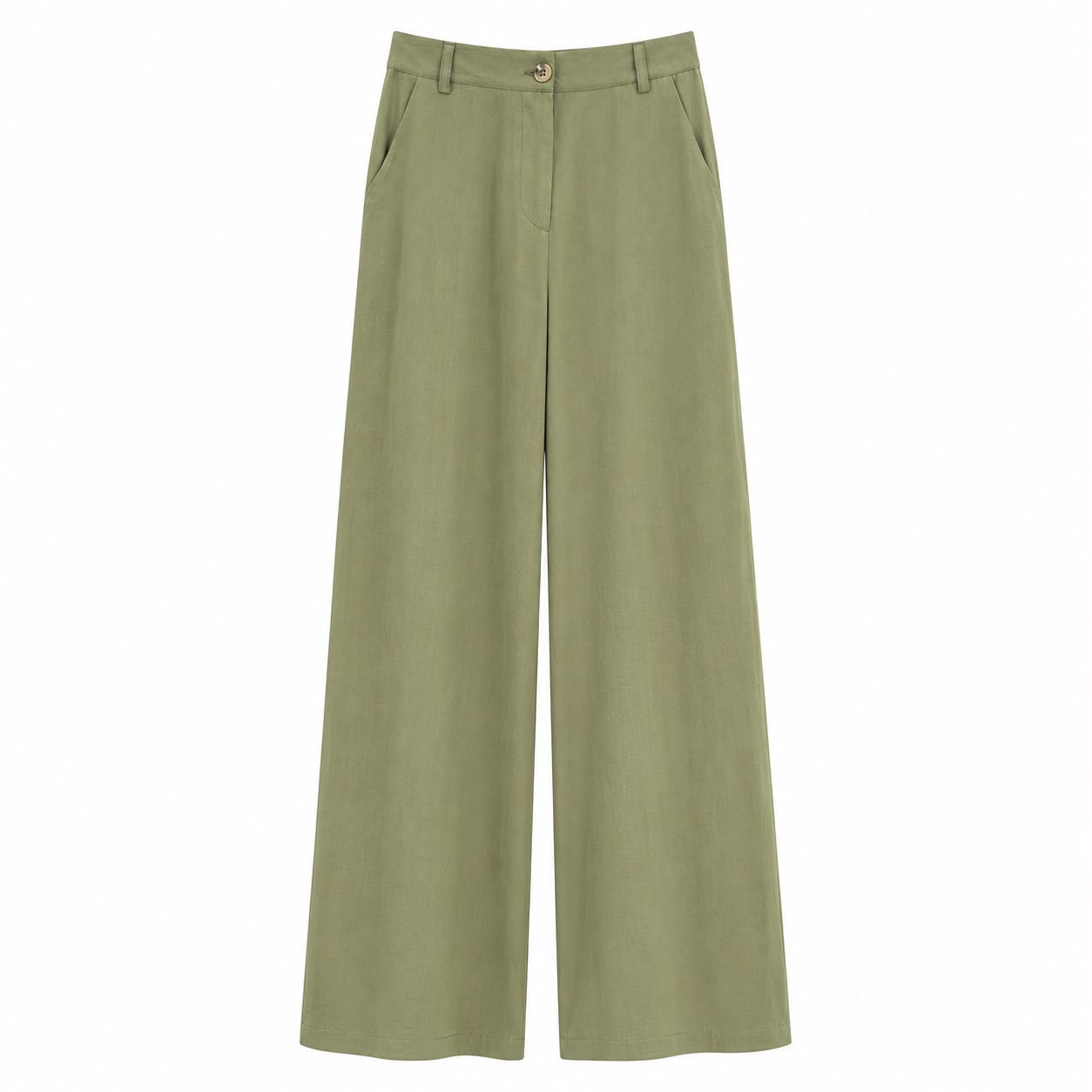 Pantalone Palazzo Verde Oliva