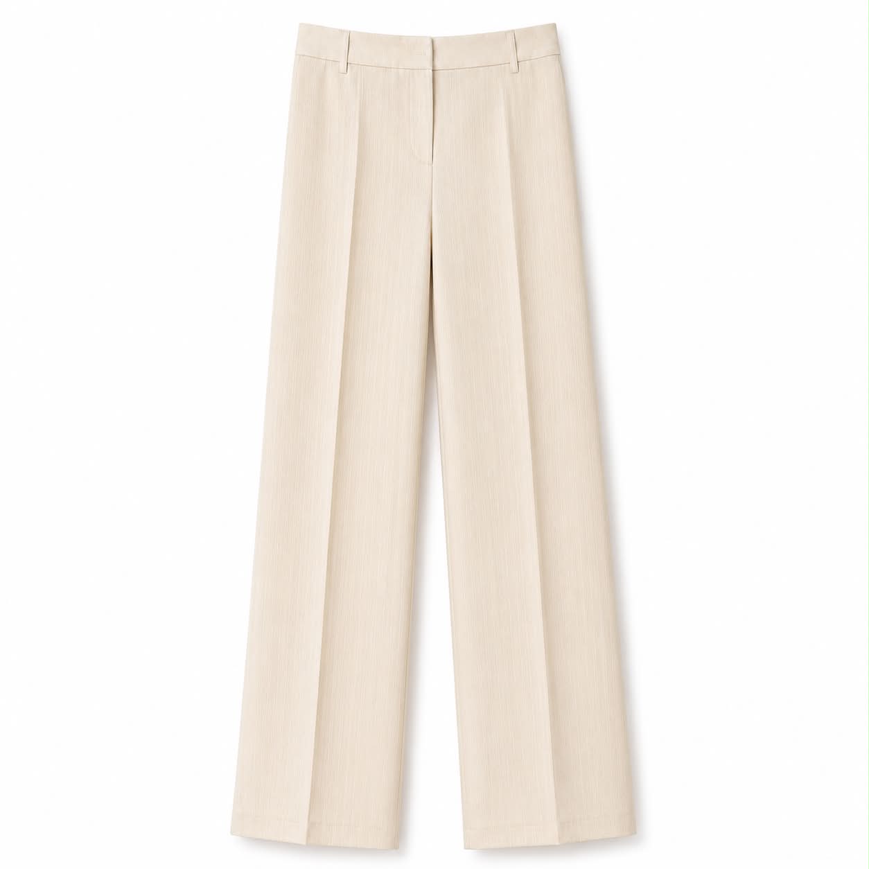 PANTALONI ELEGANTI WIDE LEG BEIGE