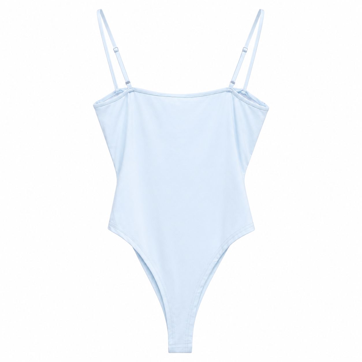 Body Azzurro Cielo Drappeggiato