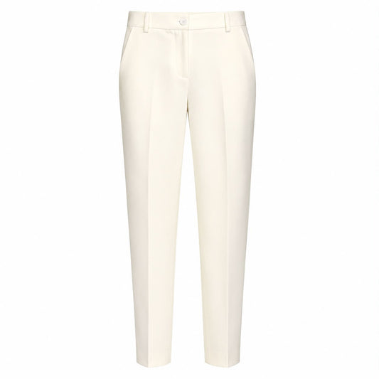 PANTALONI ELEGANTI BIANCHI A TAGLIO DRITTO