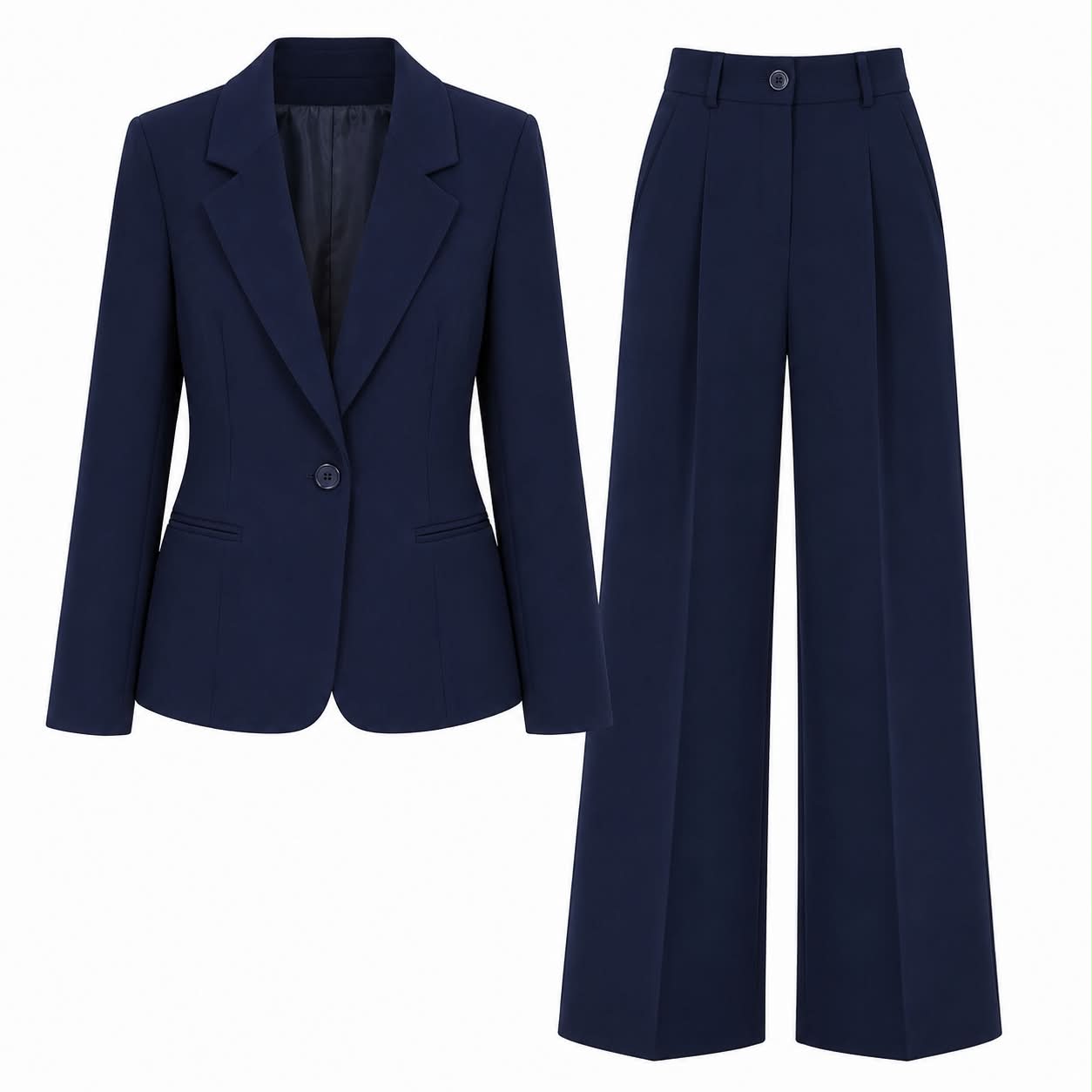COMPLETO ELEGANTE BLU NAVY CON BLAZER E PANTALONI